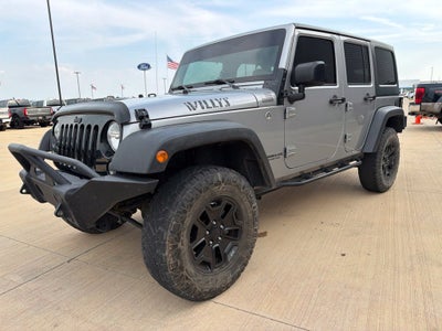 2016 Jeep Wrangler Unlimited Sport 24k Willys Wheeler