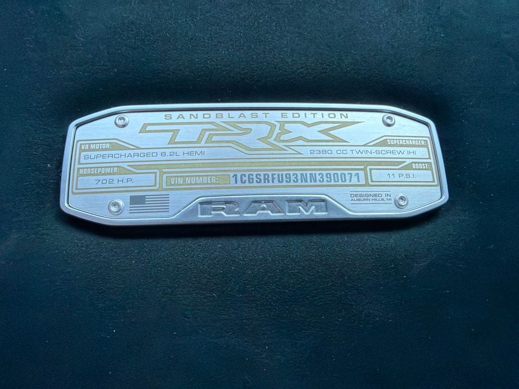 2022 RAM 1500 TRX Sandblast Edition