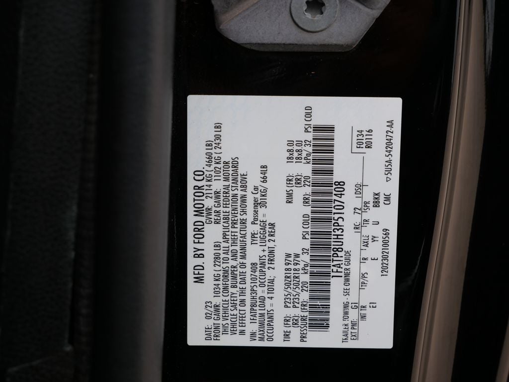 2023 Ford Mustang EcoBoost Premium Convertible