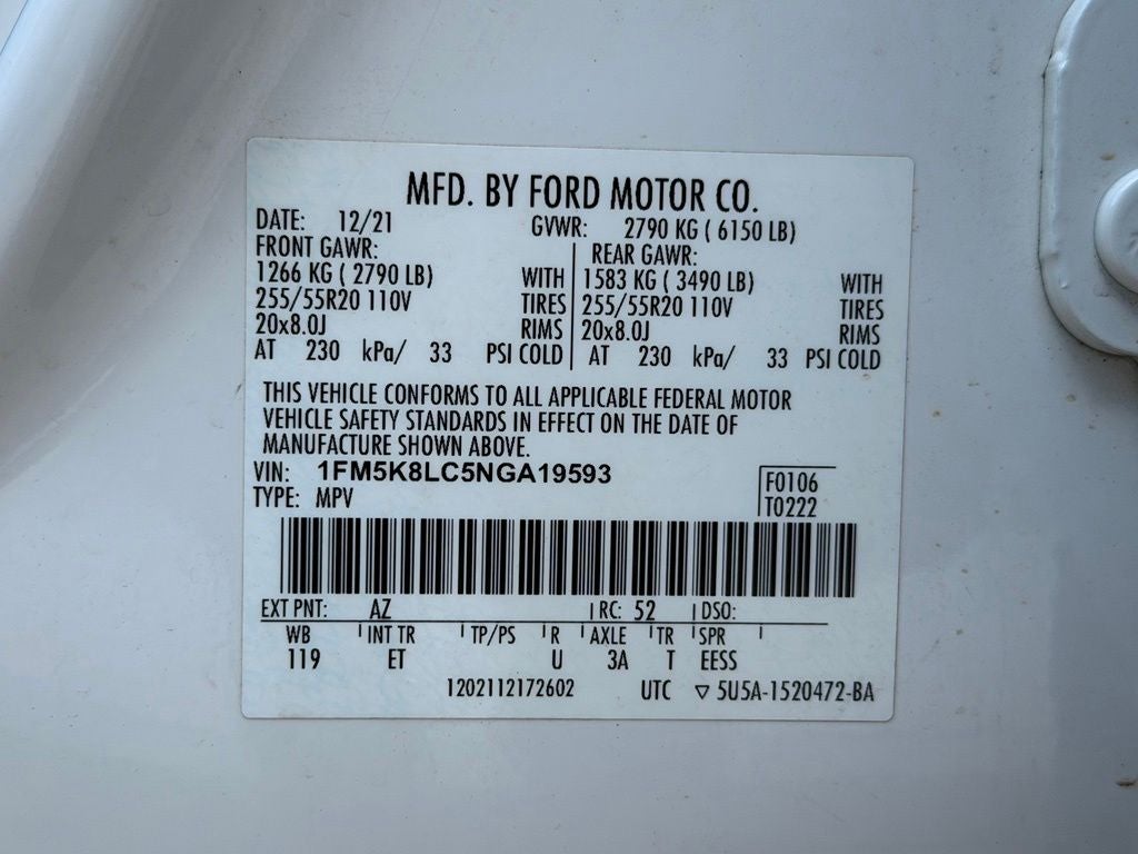2022 Ford Explorer King Ranch 4WD | 3rd Row Seating