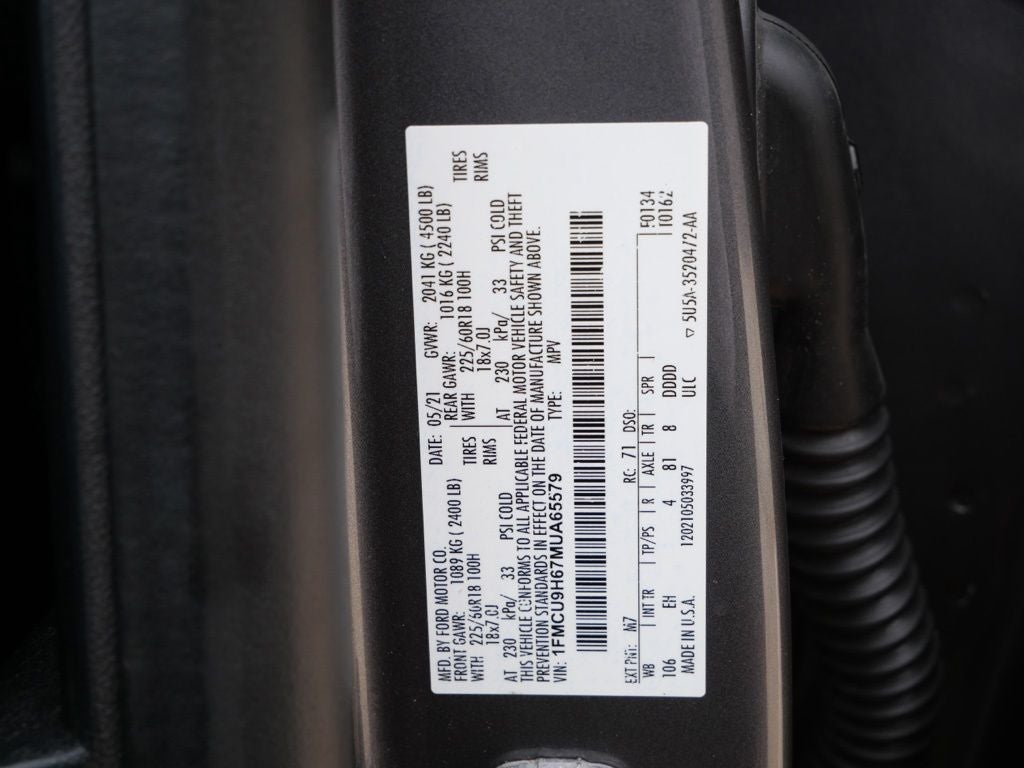 2021 Ford Escape SEL AWD