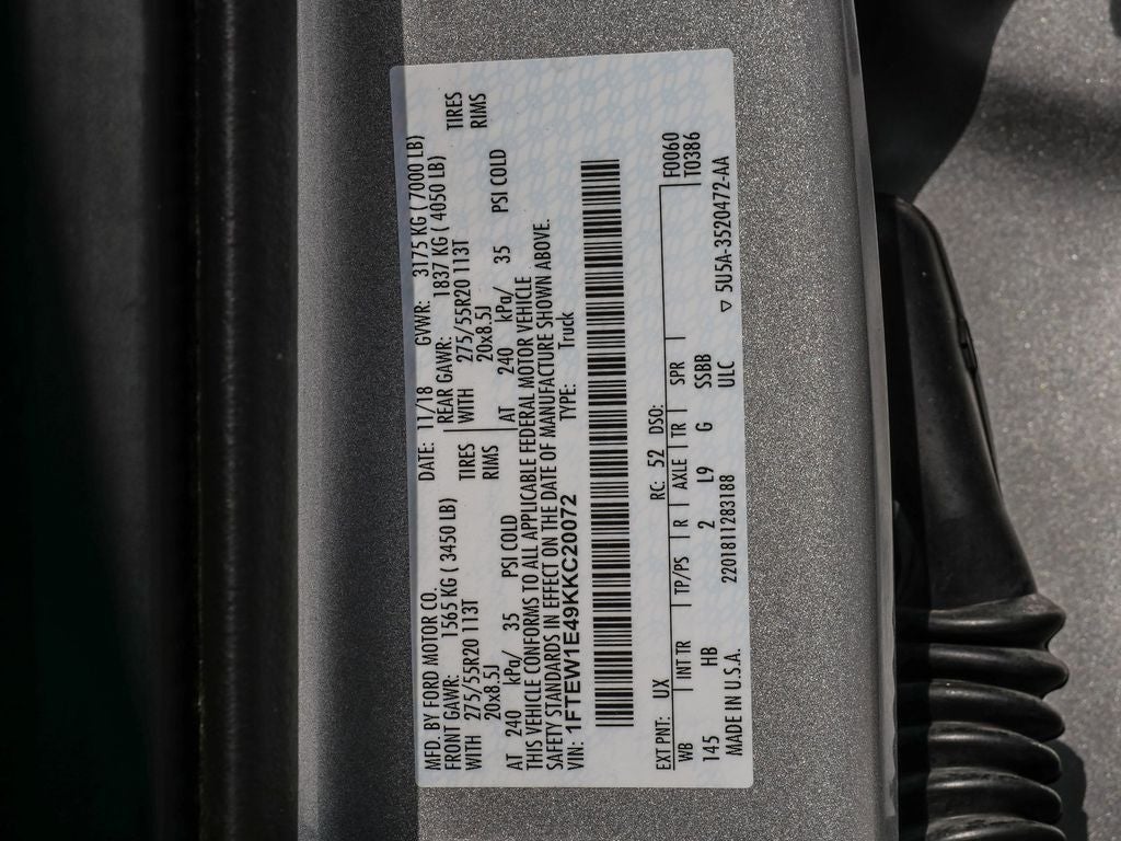 2019 Ford F-150 Lariat