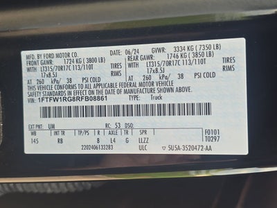 2024 Ford F-150 Raptor High Output