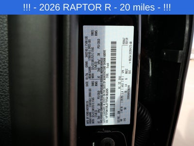 2026 Ford F-150 Raptor