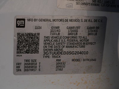 2025 GMC Sierra 1500 SLT 4WD | 5.3L V8