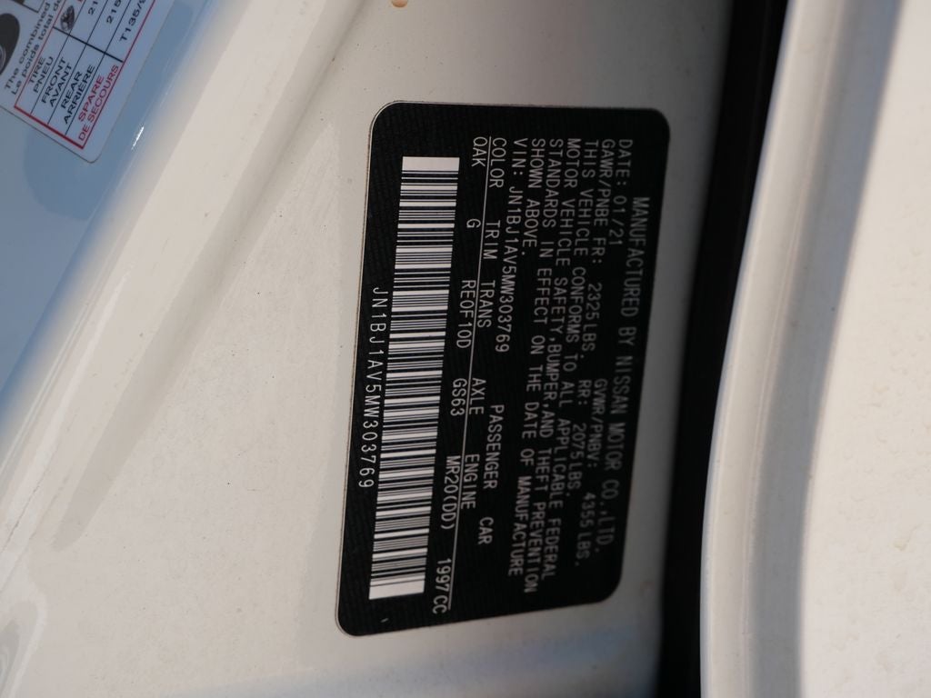2021 Nissan Rogue Sport S