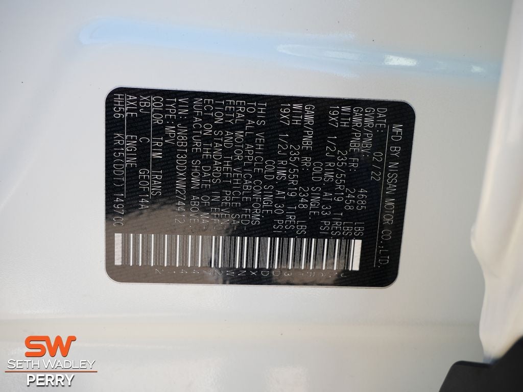 2022 Nissan Rogue Platinum