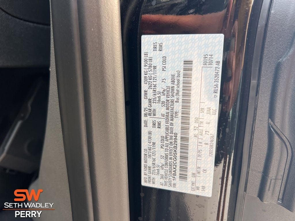 2025 Ford Transit-350 XLT 15 Passenger