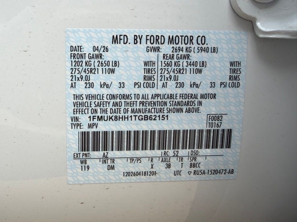 2026 Ford Explorer Platinum