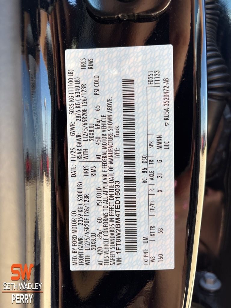 2026 Ford F-250SD Lariat