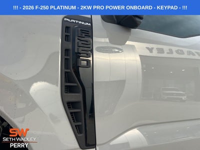2026 Ford F-250SD Platinum