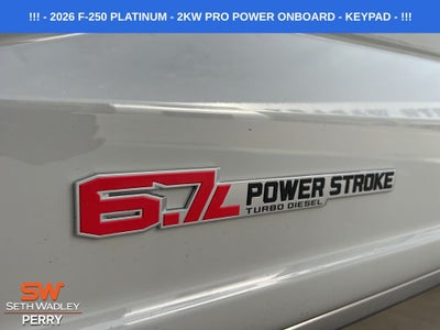 2026 Ford F-250SD Platinum