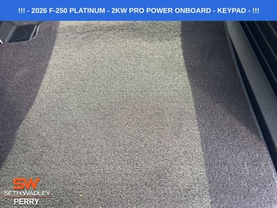 2026 Ford F-250SD Platinum