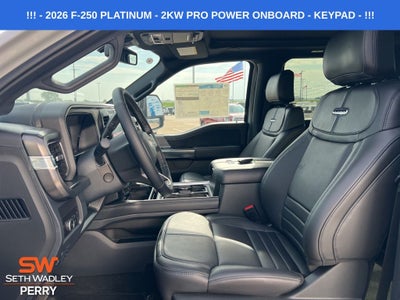 2026 Ford F-250SD Platinum