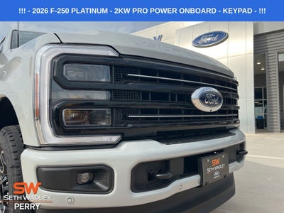2026 Ford F-250SD Platinum