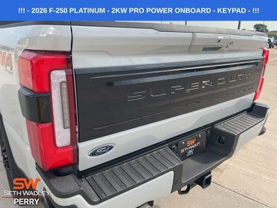 2026 Ford F-250SD Platinum