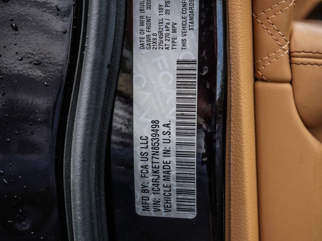 2022 Jeep Grand Cherokee L Summit
