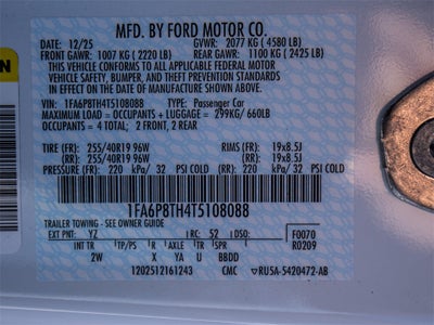 2026 Ford Mustang EcoBoost