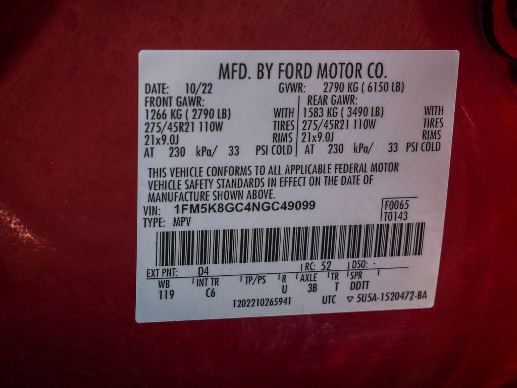 2022 Ford Explorer ST