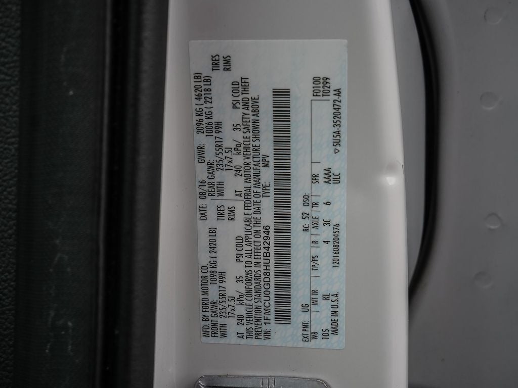 2017 Ford Escape SE