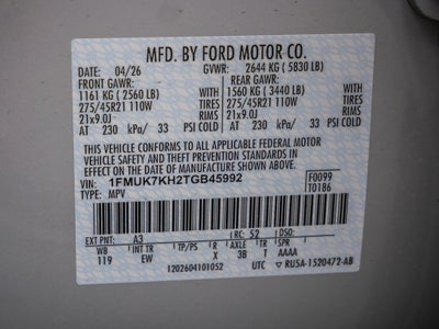 2026 Ford Explorer ST-Line