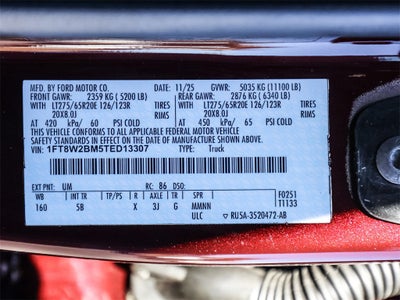 2026 Ford F-250SD Lariat BLACK WIDOW