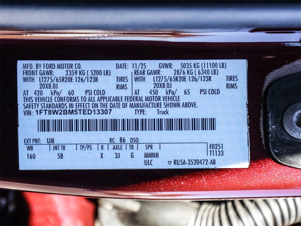 2026 Ford F-250SD Lariat BLACK WIDOW