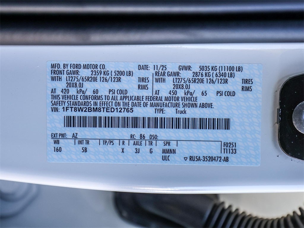 2026 Ford F-250SD Lariat BLACK WIDOW