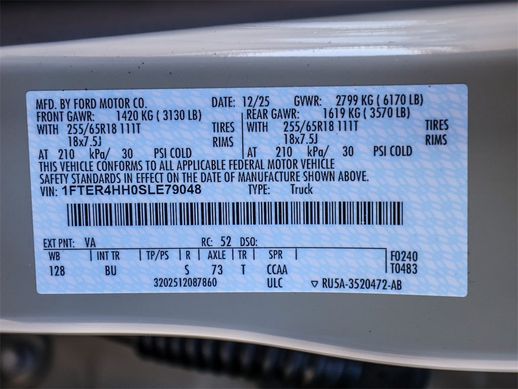 2025 Ford Ranger XLT