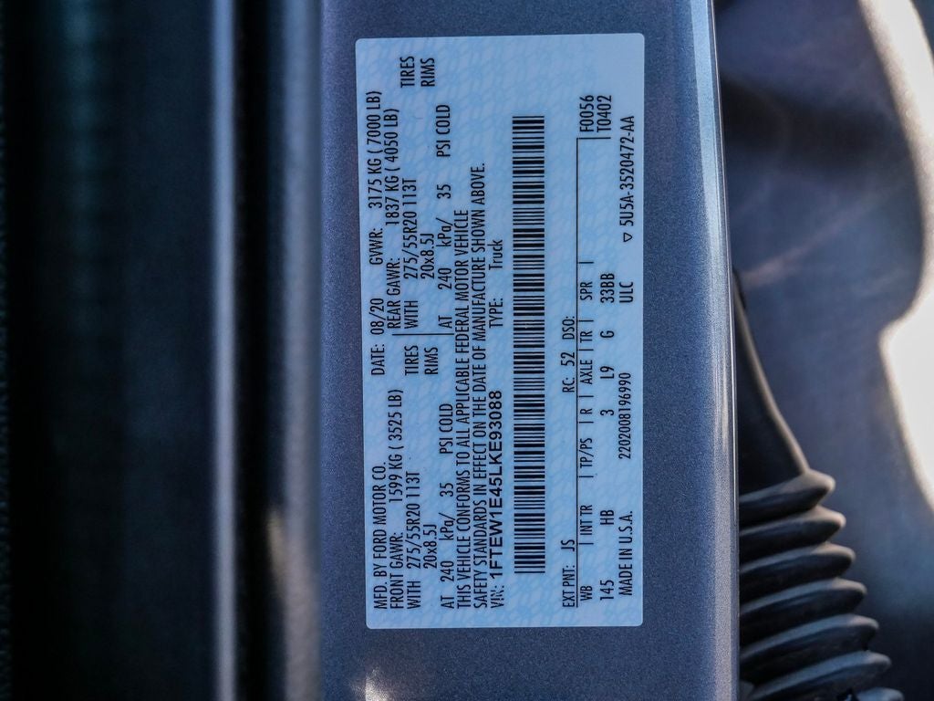 2020 Ford F-150 Lariat FX4