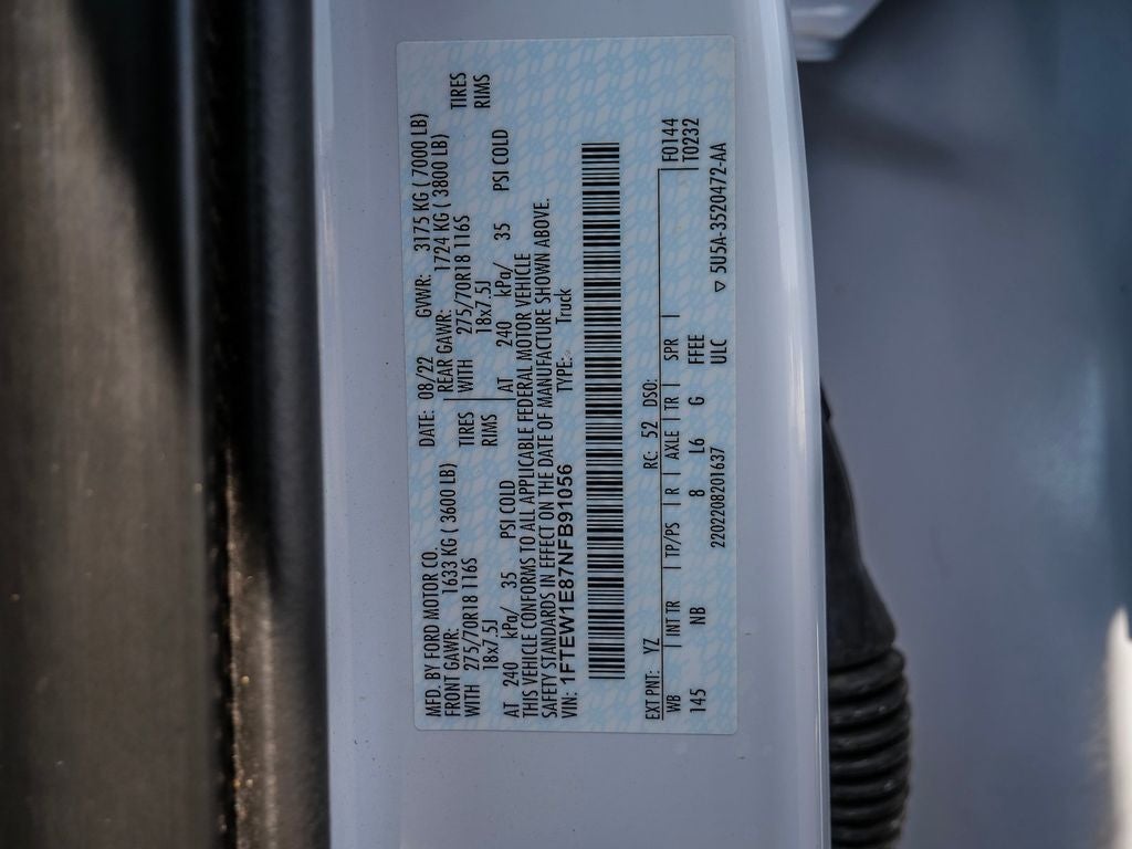 2022 Ford F-150 Tremor