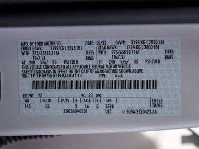 2022 Ford F-150 XLT FX4