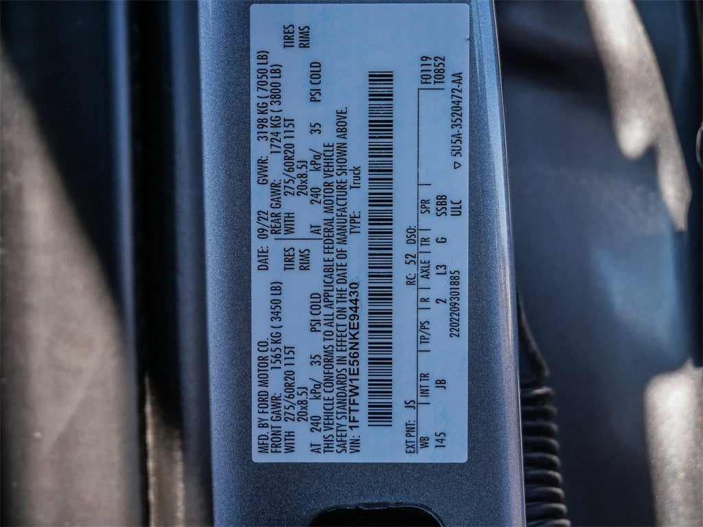 2022 Ford F-150 XL STX