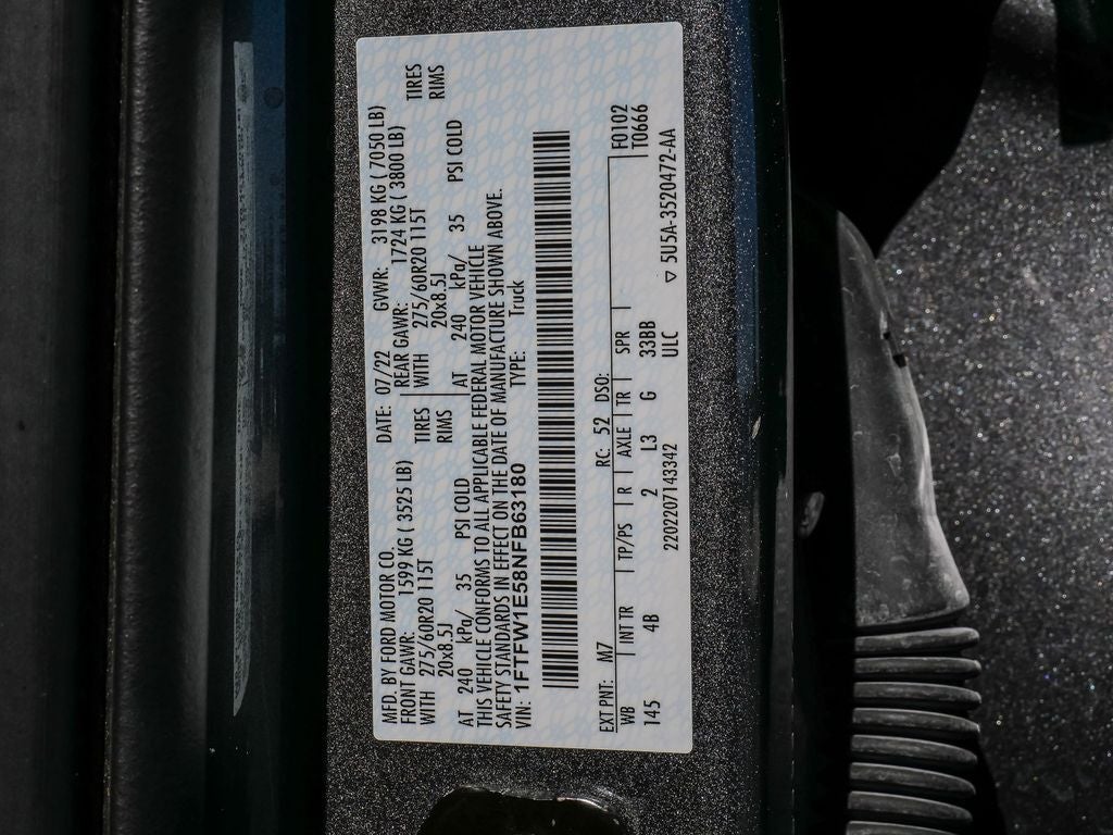 2022 Ford F-150 XLT FX4