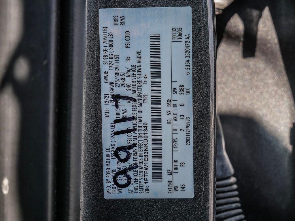 2022 Ford F-150 XLT FX4