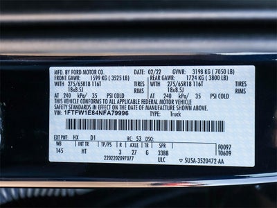 2022 Ford F-150 Lariat