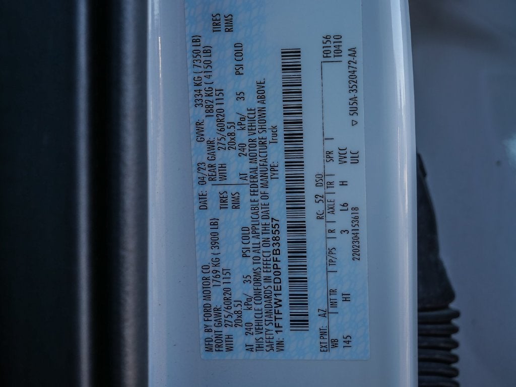 2023 Ford F-150 Lariat FX4