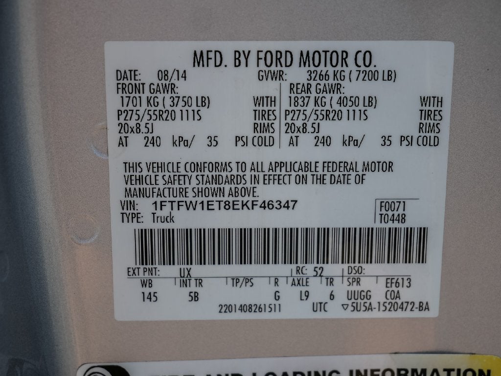 2014 Ford F-150 FX4