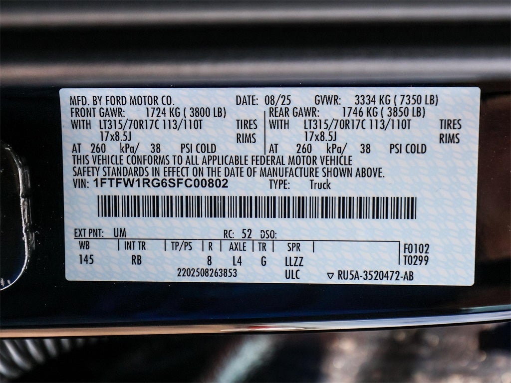 2025 Ford F-150 Raptor