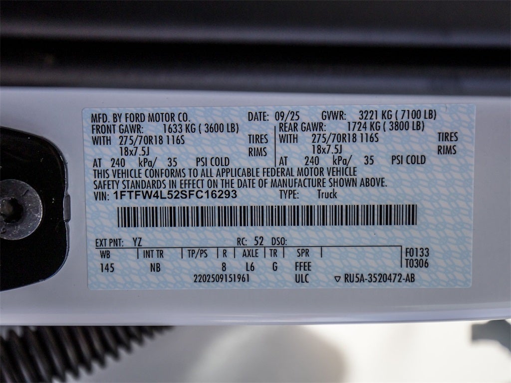 2025 Ford F-150 Tremor