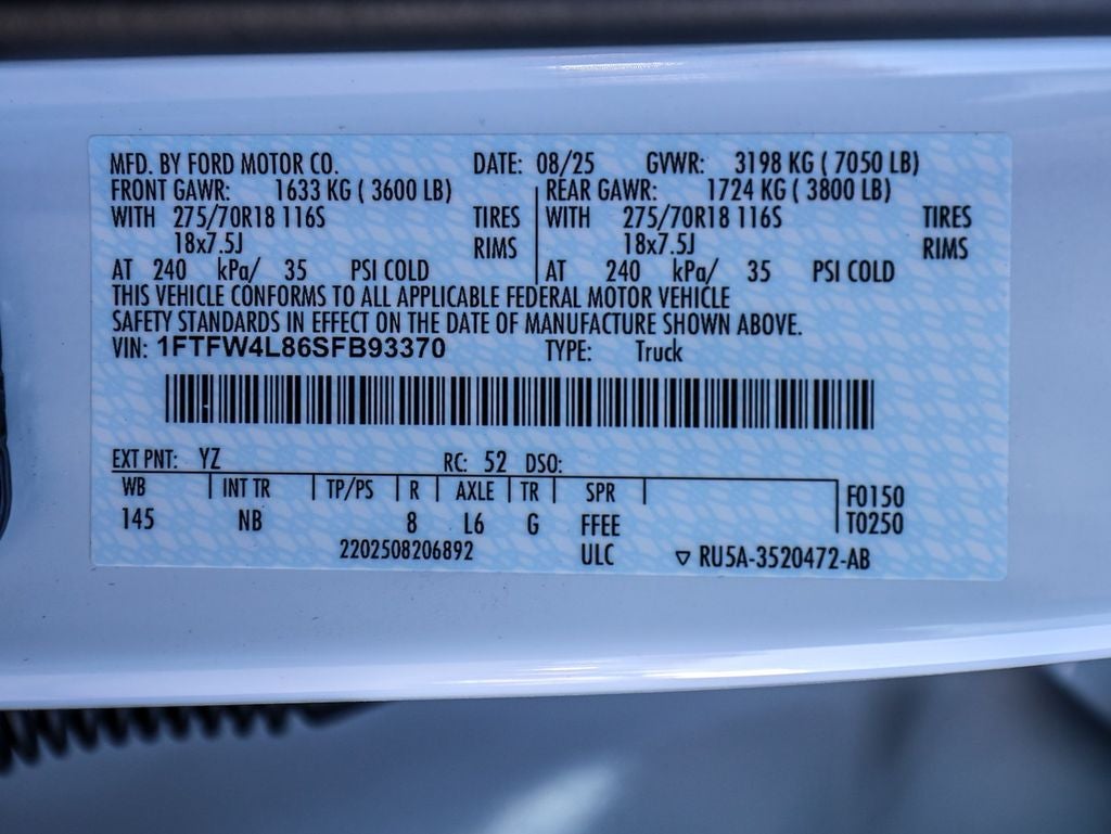 2025 Ford F-150 Tremor