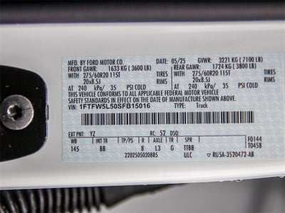 2025 Ford F-150 Lariat SUPERCHARGED