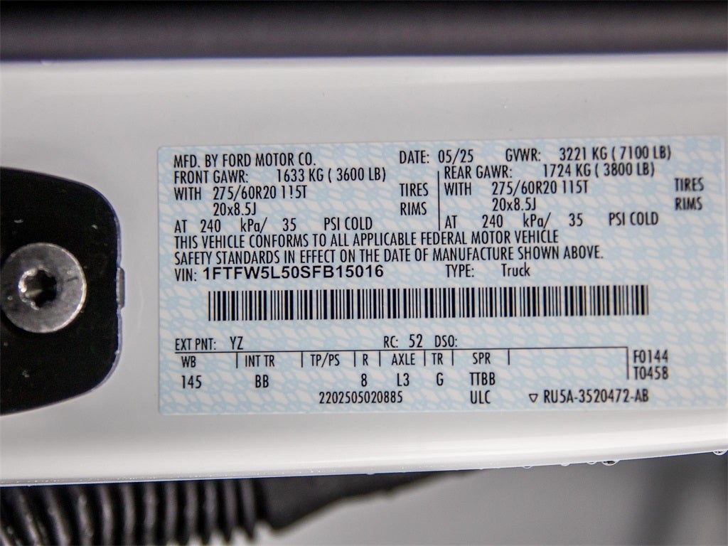 2025 Ford F-150 Lariat SUPERCHARGED