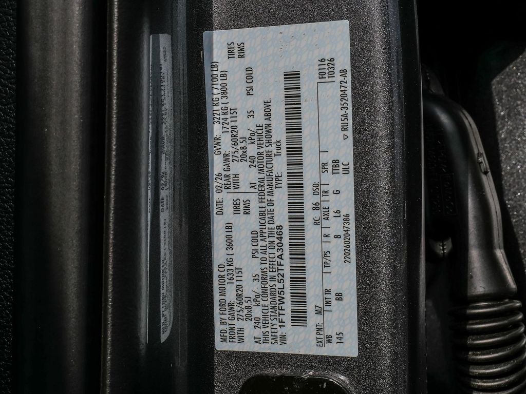 2026 Ford F-150 Lariat Black Widow