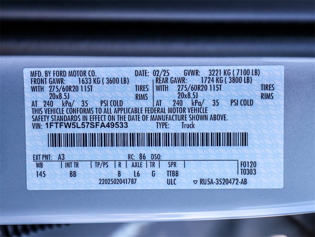 2025 Ford F-150 Lariat Shelby