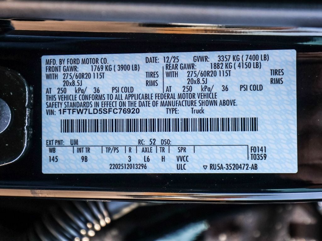 2025 Ford F-150 Platinum