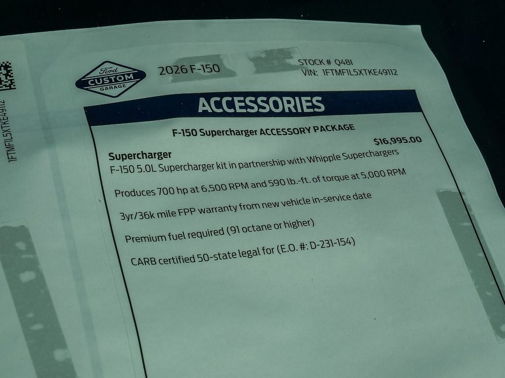 2026 Ford F-150 XL Supercharged