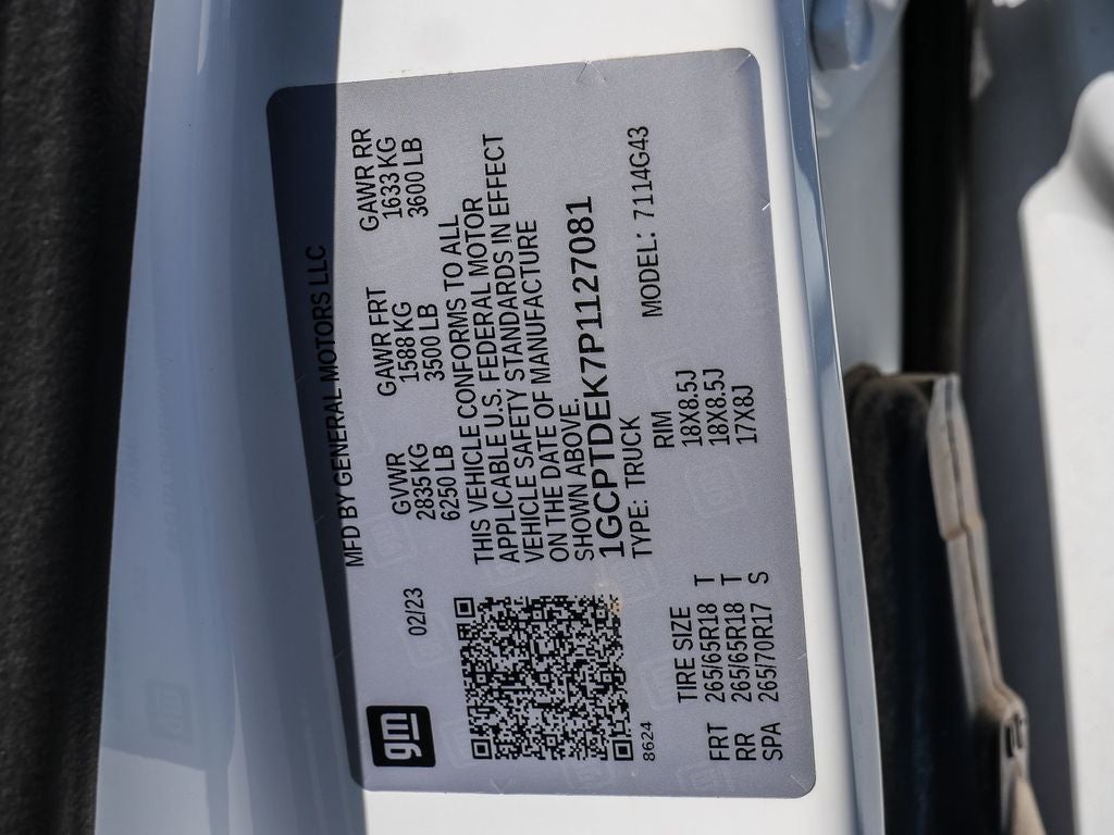 2023 Chevrolet Colorado Z71