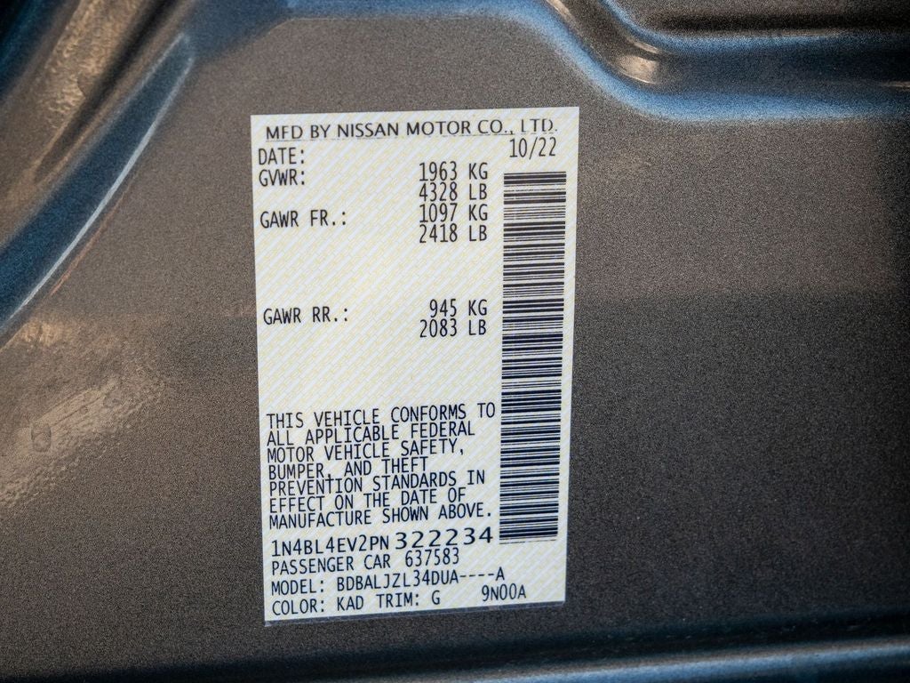 2023 Nissan Altima 2.5 SL
