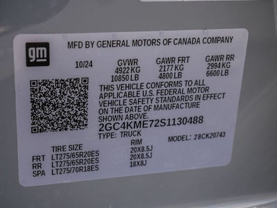 2025 Chevrolet Silverado 2500HD Custom Z71